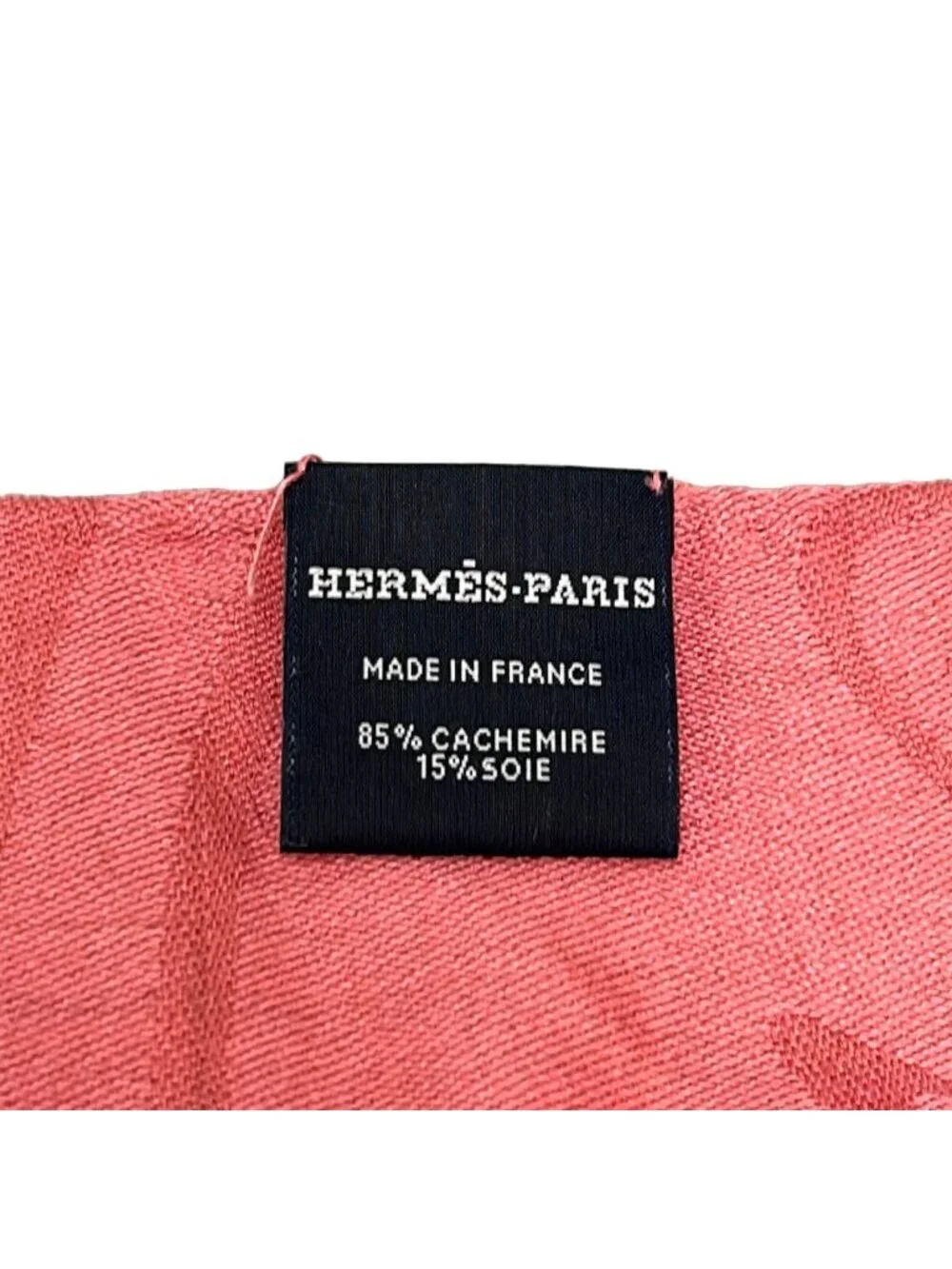 Hermes Shawl New Bliss Pink Cashmere Silk Scarf - Picture 2 of 7